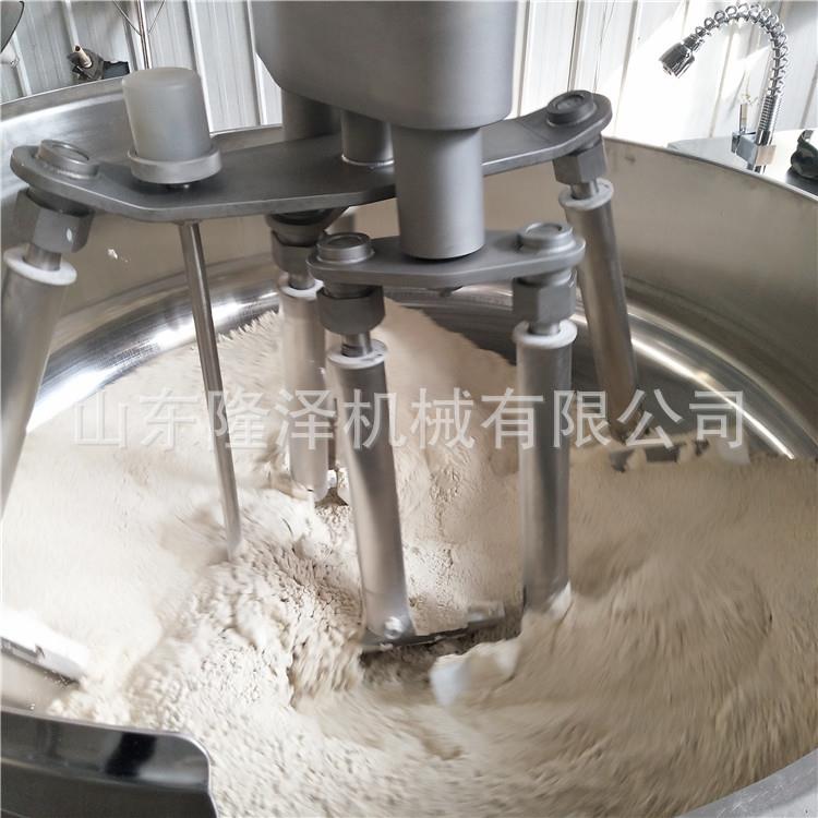 荞麦木薯粉熬制锅行星搅拌炒锅电磁加热升温快无名火