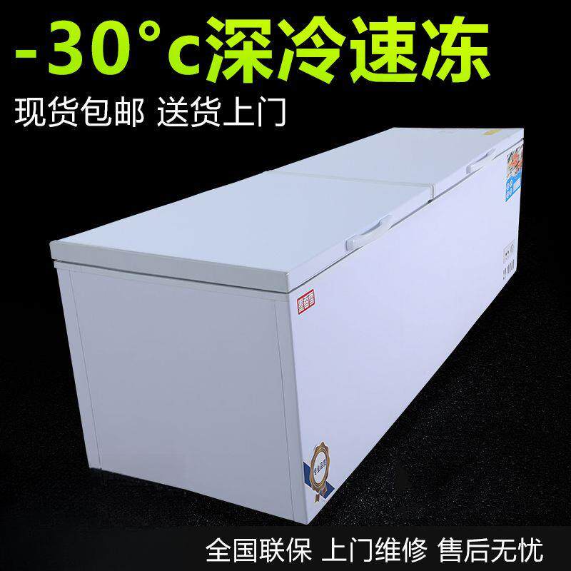 冰柜商用大容量冷藏全冷冻单温双温铜管速冻超市家用冰柜一件起批