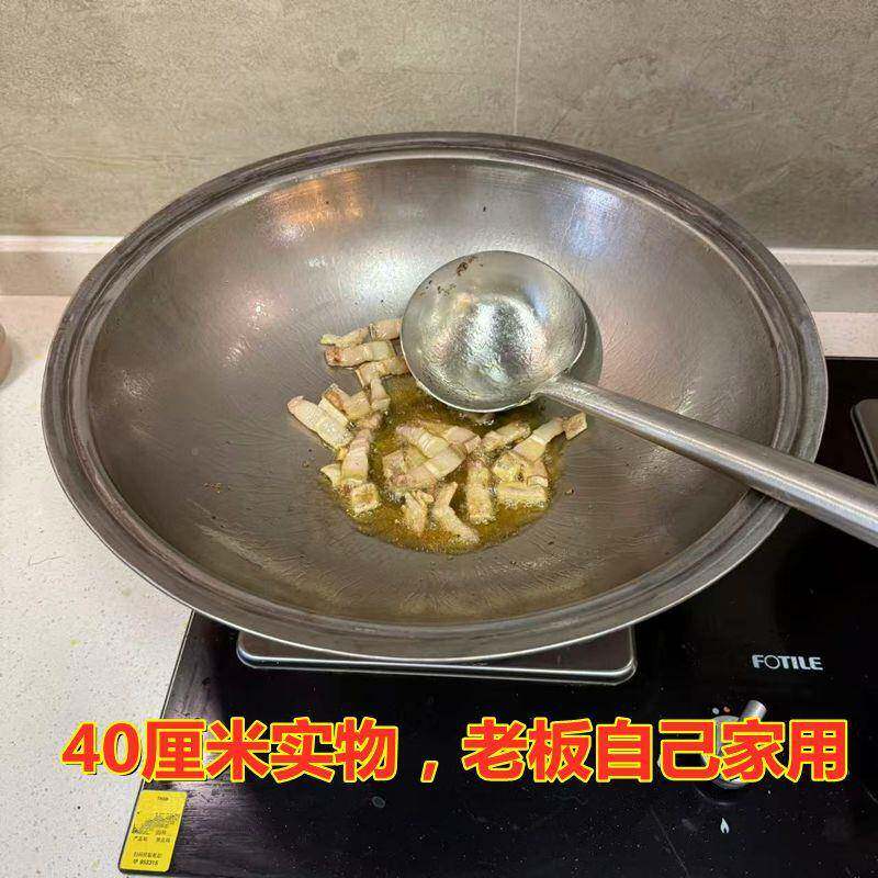 985传统纯钛TA锅1地柴火耐加厚轻便反边锅锅金属钛炒锅用炖锅可定
