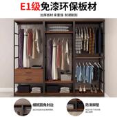 批开放衣柜衣帽架落地卧室衣用架家组合衣架收20202556纳帽间衣鞋