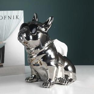 法斗客居厅NKO意家犬纸巾盒上档次网红可爱创量大价优