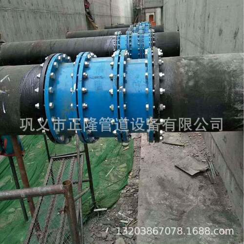 实HXX体工厂VS限法SJA-2双兰限位器钢制补偿伸缩节头双法兰节位头