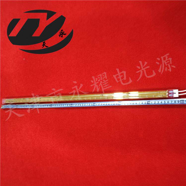 XPZ单端通电发热管_双管v镀金红线外石2英加热管_400500w