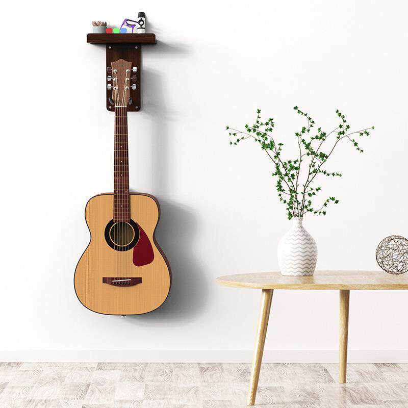 木质吉吉他挂墙壁挂钩可拆卸多功能置物民谣电他架贝斯橡XGK木架