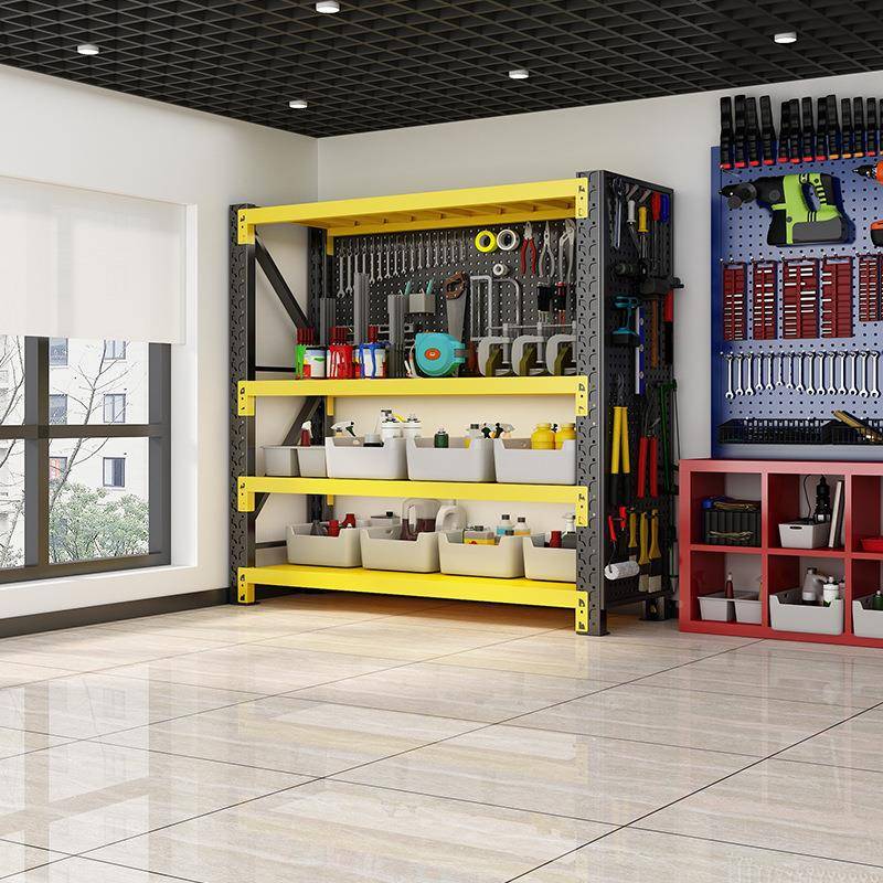 仓库储货架型快递置物架重型WNA仓金工厂金五属储物铁架子中快递