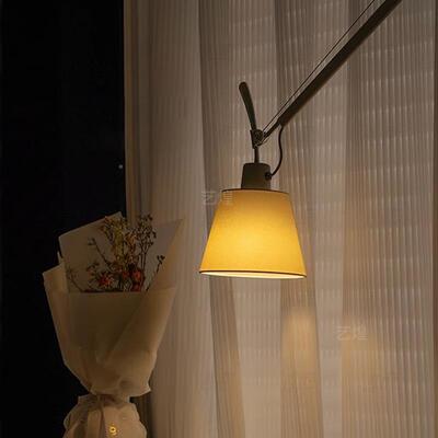 计意大摇臂20547伸缩设师简约利创意书房室床头阅读卧中古壁灯