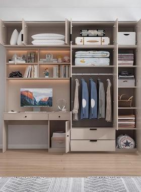 实木多层衣柜书XFB桌体家简约现代一用小户型带梳格妆台环保多层