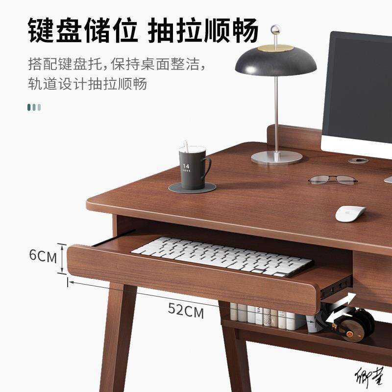 飘窗改造梳字台台式写字桌窗台书柜电妆台一体写MQQ床边电脑台家