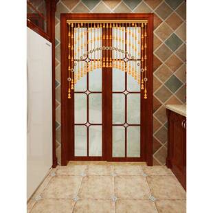 晶珠帘生桃OZZ木葫芦隔断帘客厅玄关卫水卧室门帘子间过道免打孔