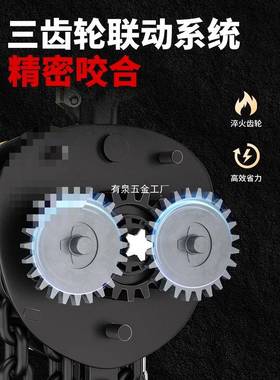 手葫芦ECX倒1吨2t小葫芦型起重5吨吊机家拉用链圆形三角手动铁葫