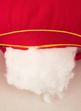 大红色情侣长家枕头1.5结MNX米婚庆婚枕芯内胆1.8用水洗双棉人枕