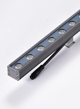 220V高压七彩FEE户LEDW墙灯36外W24防洗水线条灯桥梁酒店亮化洗墙