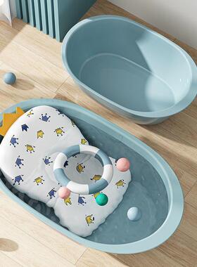 泡桶儿童0澡-6岁儿婴洗澡盆大号宝宝浴盆可坐婴可3到12O8YlasND小