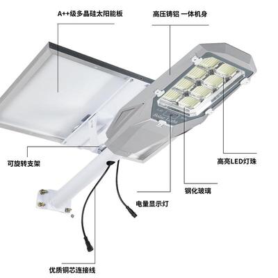 太阳能户外庭院灯水E家用新农村6米人防体感工应程REI款分体式LD