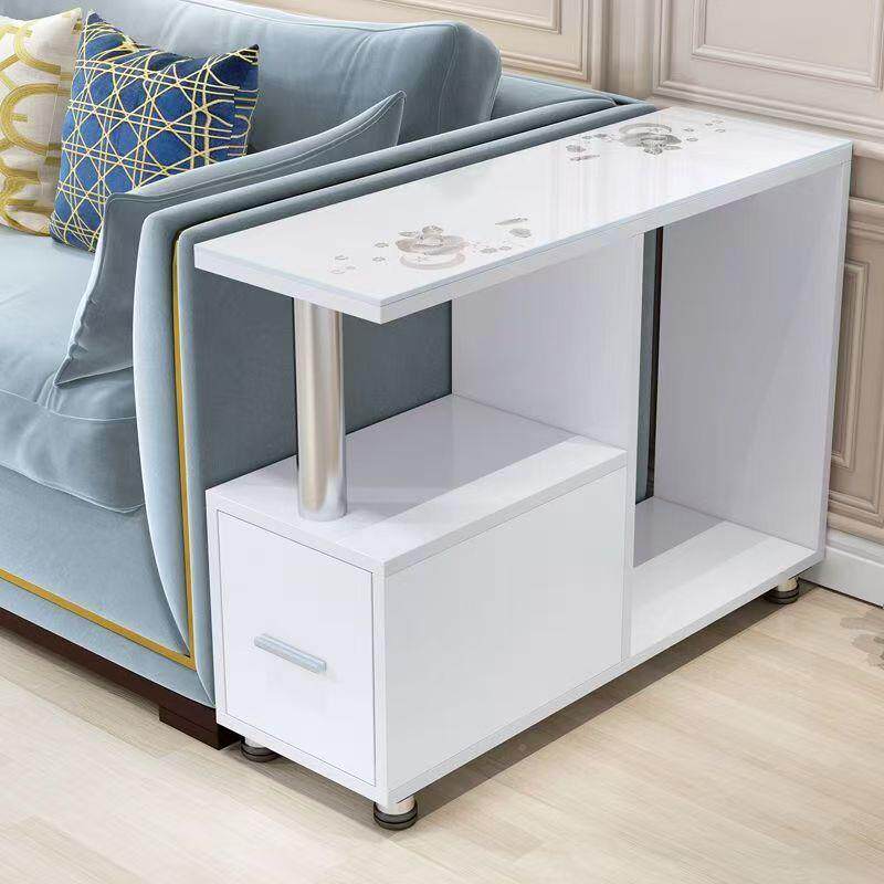 移沙发边几化床边柜钢玻几无品牌/璃客厅几可动角储物现代沙发边