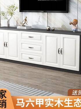 实木视柜物现代简约小户型客厅新款家用卧室欧式UIU储多功能高电