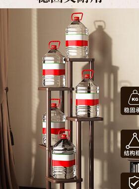 架台子阳置物架新中式实木客厅落地式盆花托架户外庭院多层花LWW