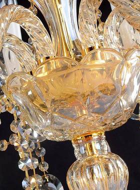 装HT318002厂家直奢销欧式水晶台灯现代简约饰卧室床头台灯华大气