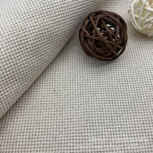 厚加粗棉棉麻箱布加LMT亚麻交织布料简约提花麻手袋包沙发家纺面