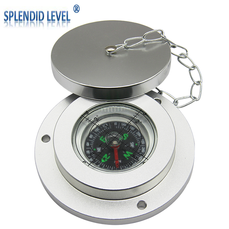 带盖子指南针水平仪10075吊车水平泡钻井机水准仪打桩机泵浦车水