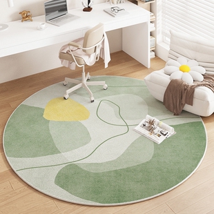 圆形地毯电脑椅地垫卧室梳妆台电竞椅摇椅转椅地板保护垫书房垫子