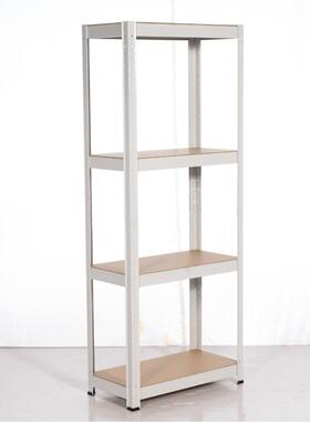 免螺丝安装金属货架黑色蓝色铁架可选5层金属货架Q195材质置物架