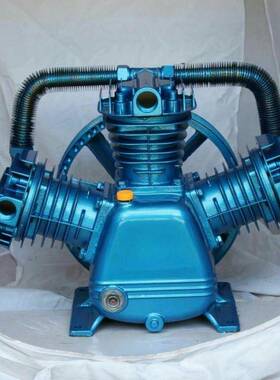 通用型空压机机头三缸捷豹气泵泵头压缩机配件高压机头0.9-80.36