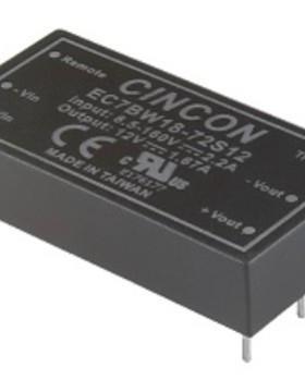 DC8.5-160V输入DC-DC电源转换器EC7BW18-72S05EC7BW18-72S12