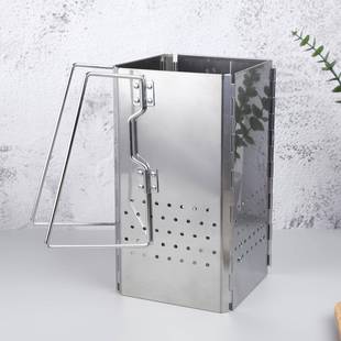 户外柴火炉引火桶不锈钢折叠点炭炉野营生火炉烧烤架便携轻量火炉