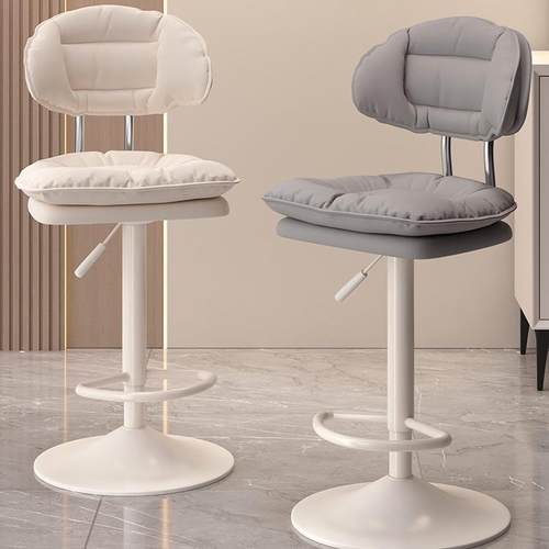 吧台椅现代简约高脚凳酒吧椅子家用升降靠背椅前台收银台岛台吧椅