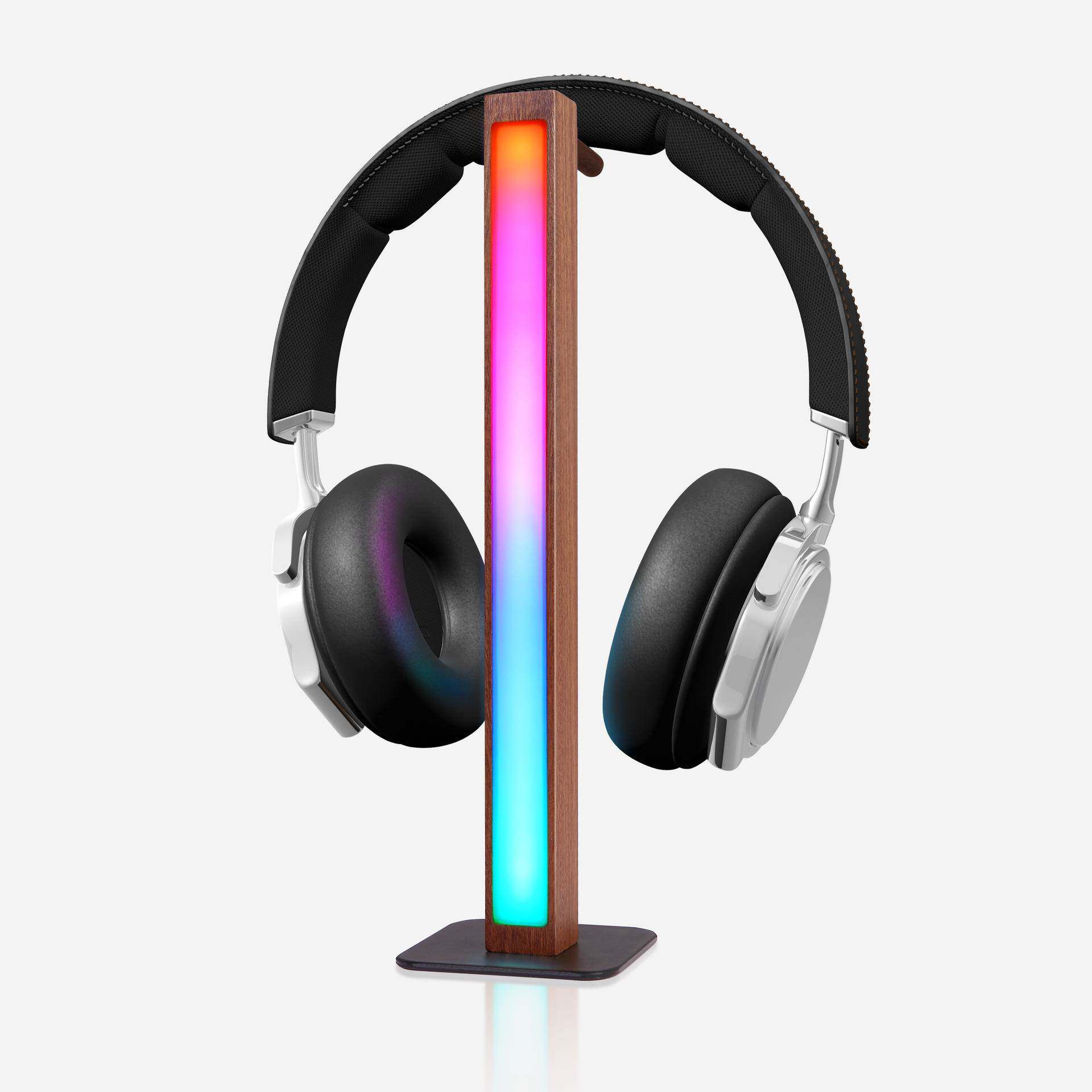 好棒实木声控拾音灯音乐旋律节奏灯电脑车载电竞桌面拾音氛围夜灯