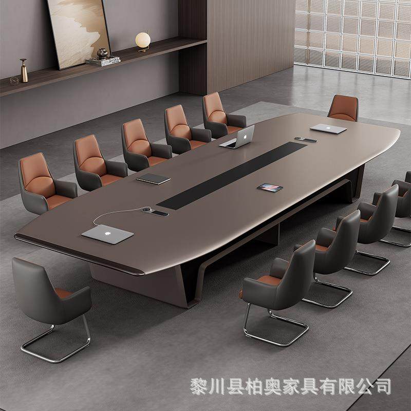 高端大中型会议桌长桌简约现代轻奢洽谈接待桌会议室办公桌椅组合,农用物资,其他肥料,淘宝优惠券,粉丝福利购,淘宝优惠卷