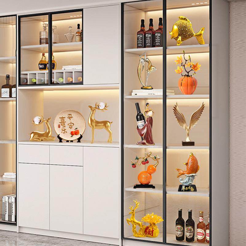 现代酒柜软装饰品招财摆件轻奢高档客厅玄关餐边电视柜家居办公室,农用物资,其他肥料,淘宝优惠券,粉丝福利购,淘宝优惠卷