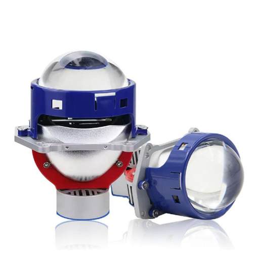 P13透镜汽车改装65w白黄远近超亮聚光智能大功率LED大灯