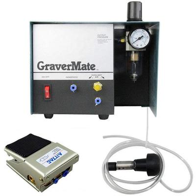 气动雕刻机单头微刻蚀冲击式雕刻机辘珠边机微镶铲边机金属雕刻