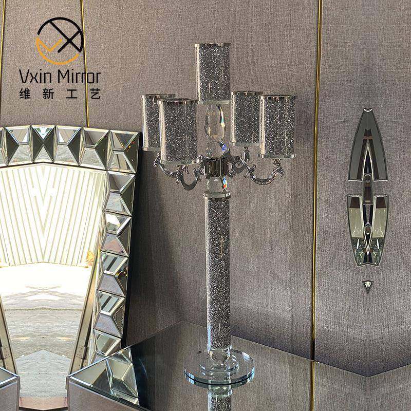 现货镜面玻璃简约轻奢北欧烛台摆件婚礼拍摄道具欧式美式家用餐桌,农用物资,其他肥料,淘宝优惠券,粉丝福利购,淘宝优惠卷