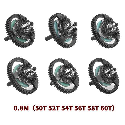 TRAXXASSLASH2WD波箱齿轮0.8模总成=50T+52T+54T+56T+58T+60T
