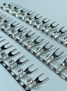 4.2叉型单脚接线片SNB2.5-4横连UT2-4冷压横带连续4000个/盘