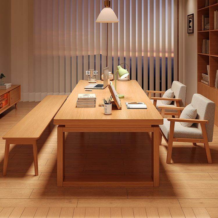 客厅实木大书桌家用卧室客厅双人办公电脑桌现代简约小户型实木书,纺织面料/辅料/配套,纺织机械配件,淘宝优惠券,粉丝福利购,淘宝优惠卷