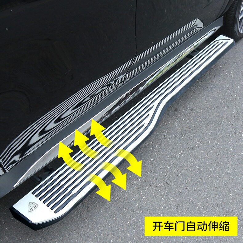 适用于13-19年奔驰GL/GLS改装迈巴赫款电动踏板自动伸缩加宽加厚