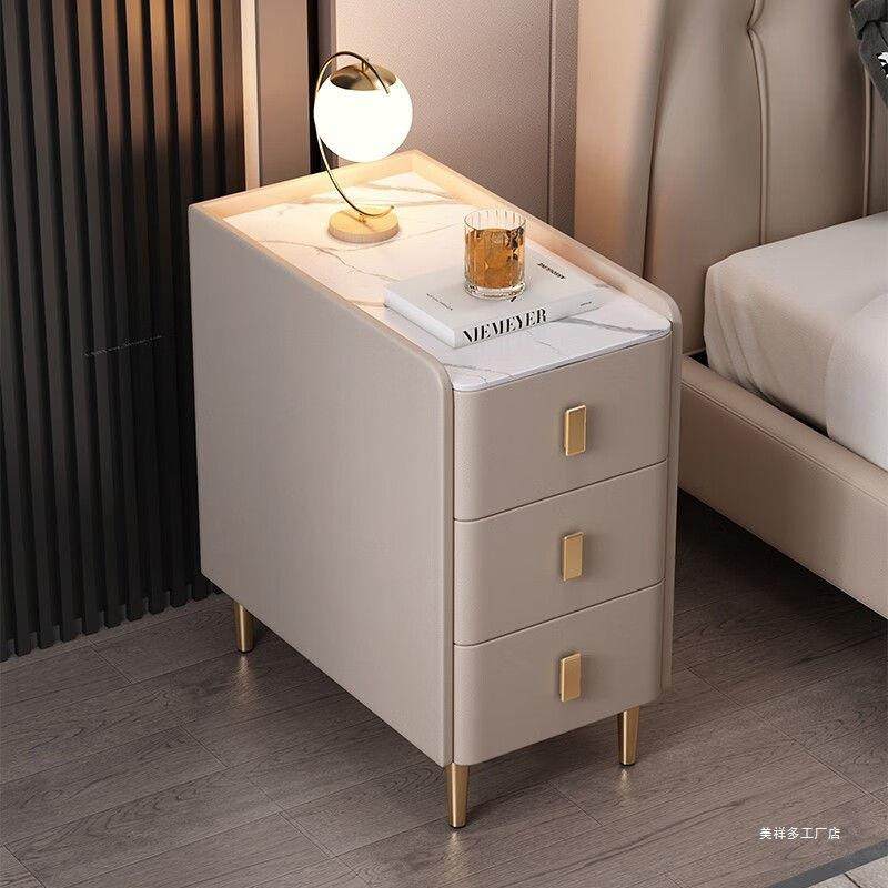 轻奢实木智能卧室床头柜三抽屉岩板皮质超窄小型升降柜子,节庆用品/礼品,新娘配件,淘宝优惠券,粉丝福利购,淘宝优惠卷