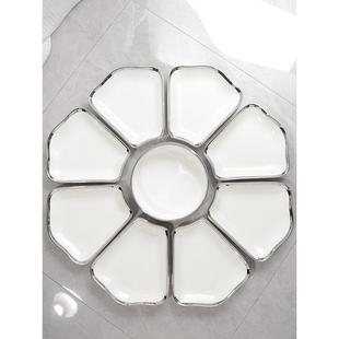 迈卡伦年夜饭聚会餐具北欧风团圆组合拼盘碗碟陶瓷菜盘乔迁送礼