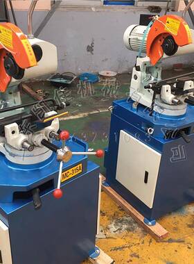 凯佳手动切管机金属圆锯机无毛刺钢管切割机不锈钢管切管机