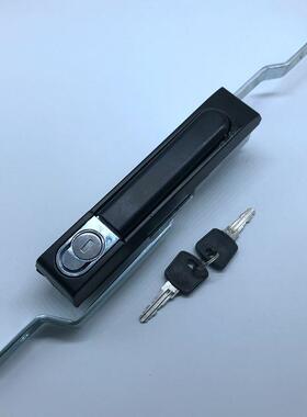 MS834-1黑色连杆锁，电柜门锁，高低压配电盘门锁，通讯机柜锁