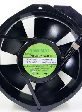 5915PC-20W-B30200V34/33W17CM风扇172*150*38mm