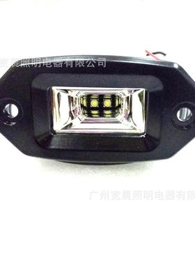 20wLED带耳朵工作灯嵌入式4X4越野车保险杠卡车货车边灯