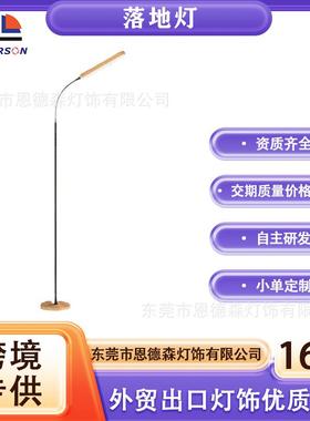 电商沙发落地灯新款黑色简约美式LED立式台灯