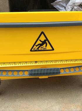 白云清洁AF08174水桶长方形拖把桶带轮清洁桶墩布桶42L