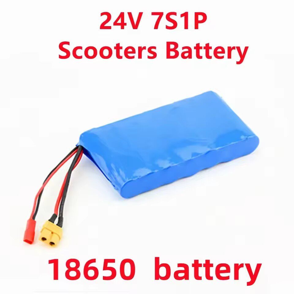 24V滑板车电池7S1P3000mAh电动滑板车玩具锂离子电池18650电池