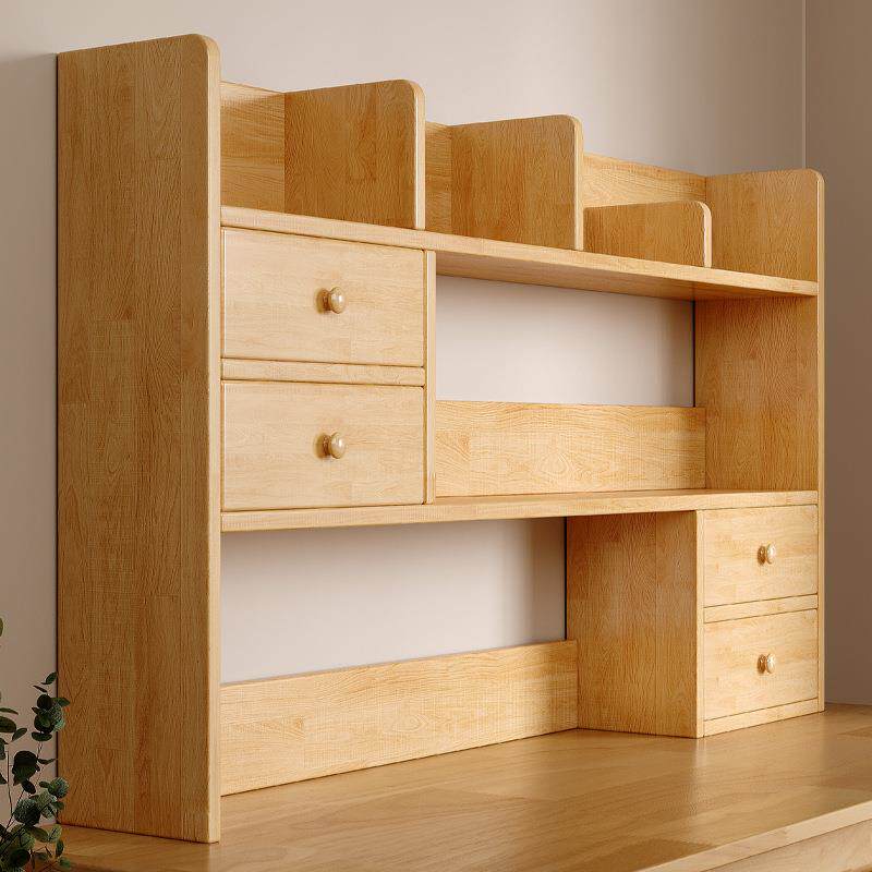 实木书架桌面置物架学生书桌上简易收纳架子办公立式多层小型书柜